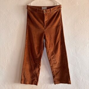 Everlane High Waisted Wide Leg Corduroy pants